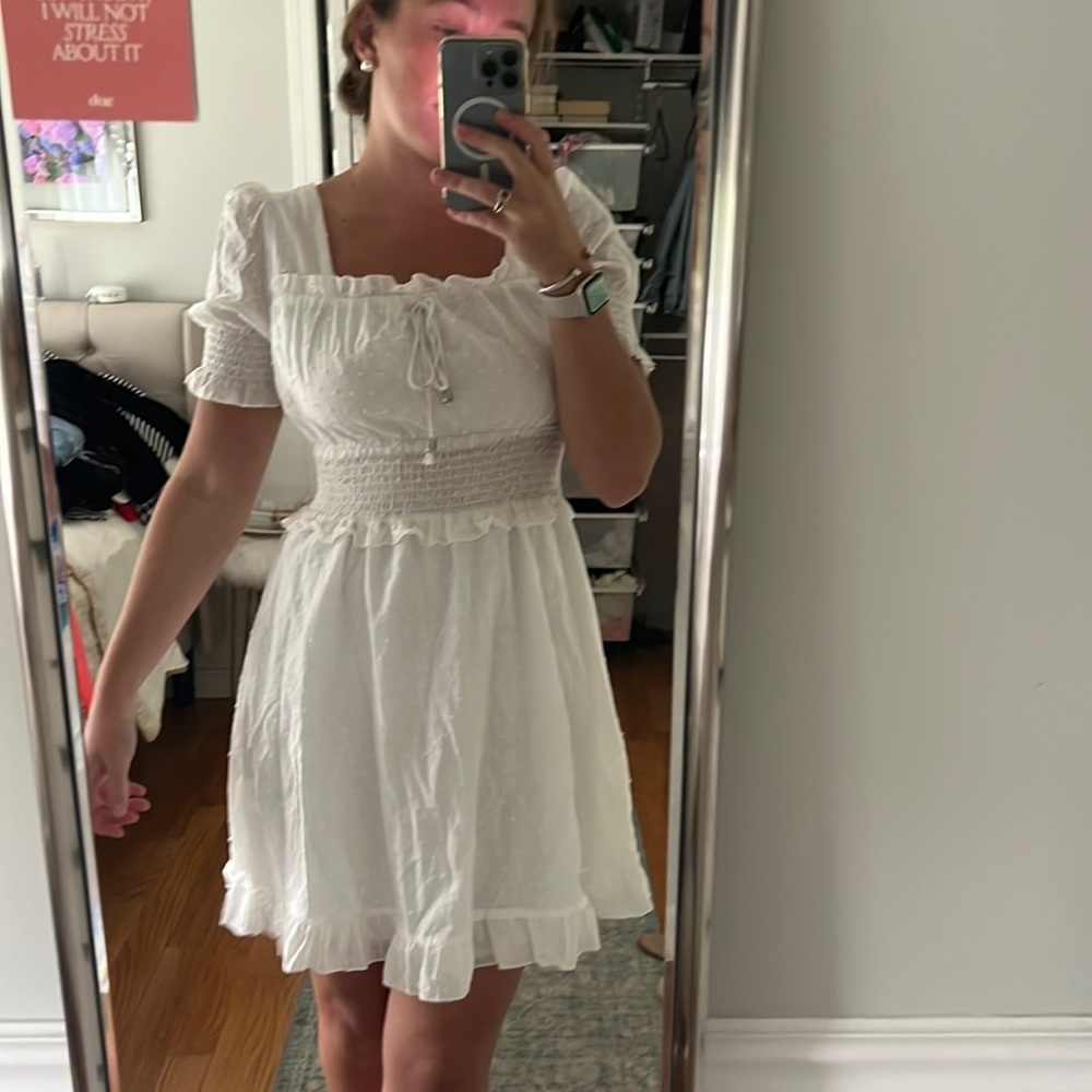 White dress